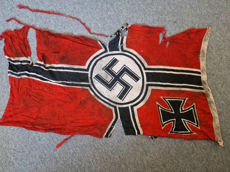 Tysk Kriegsmarine flag - originalt???