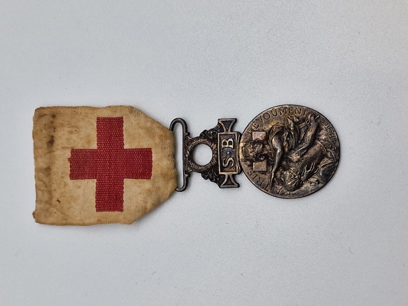 Original fransk medalje of the French Society for the Relief of Wounded Military 1914 - 1918