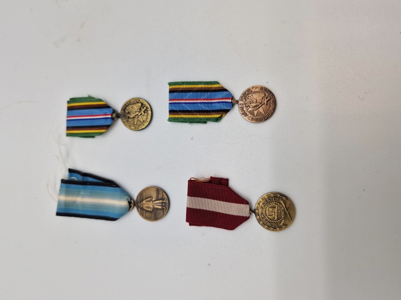 Originale amerikanske miniature medaljer 