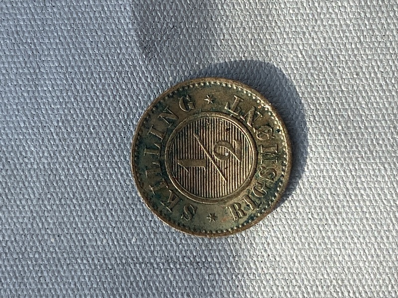 Original 1/2 skilling år 1868