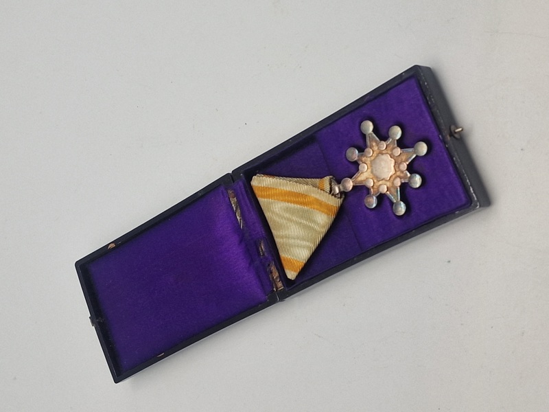 Original Cased 7th Class Order of the Sacred Treasure - Japan 