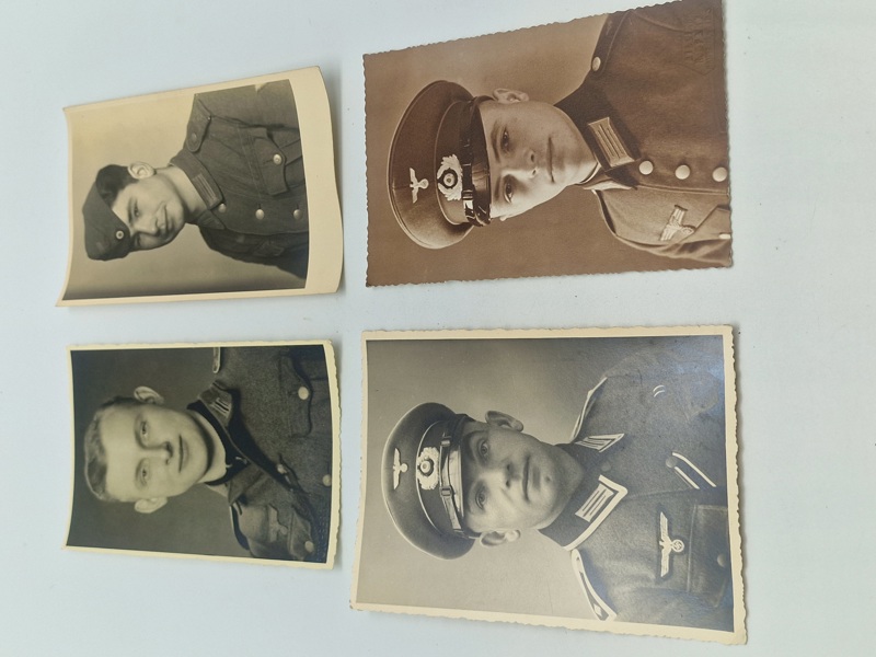 Samling originale tysk portrætfotos - ww2