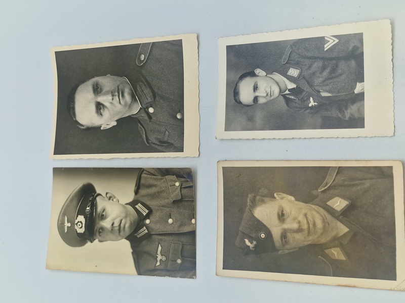 Samling originale tysk portrætfotos - ww2