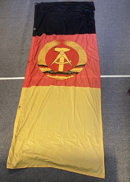 Originalt kæmpe hus banner - DDR 