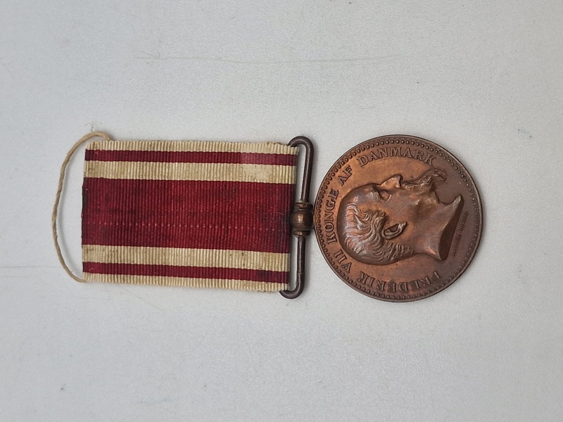 Original dansk deltager medalje (1 slesvigske krig) 1848-1850 