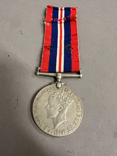 Original Engelsk WW2 medalje 