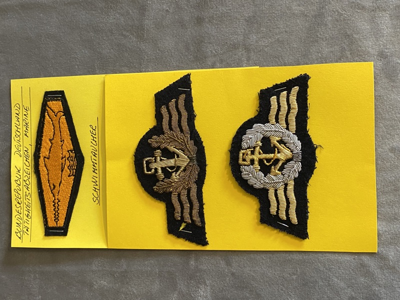 Originale Bundeswehr marine patches 