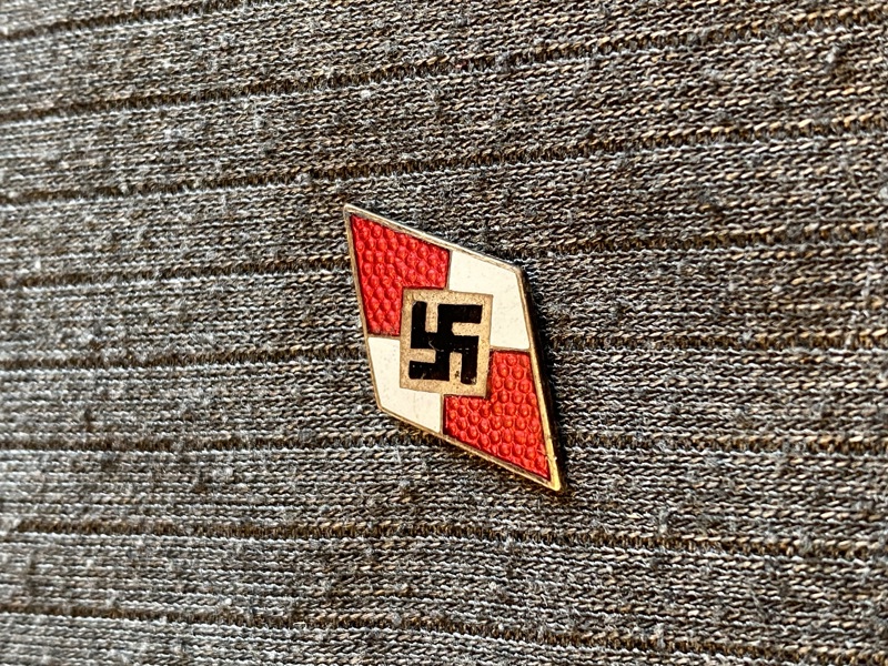 Original HitlerJugend diamant til knivskæftet 