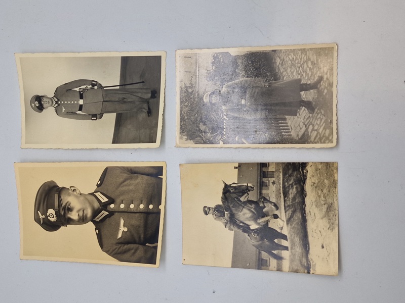 Originale tyske portræt fotos - ww2, postkort størrelse 