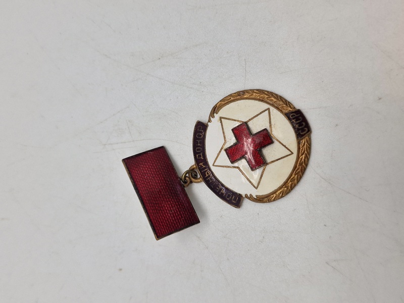 Original USSR blod donor medalje 