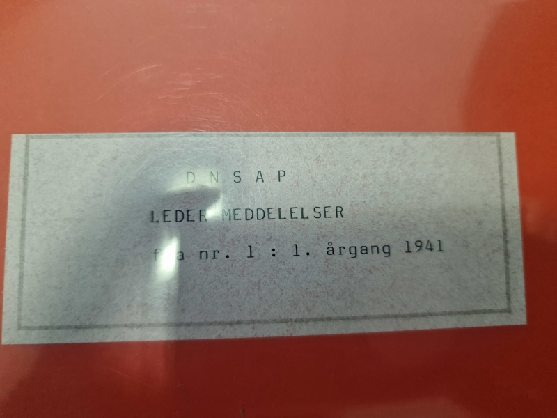 Leder meddelelser - DNSAP, genoptryk 