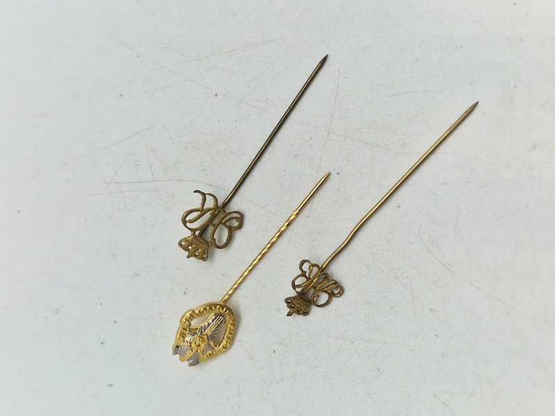 Lot originale danske militære pins  Gardehusar