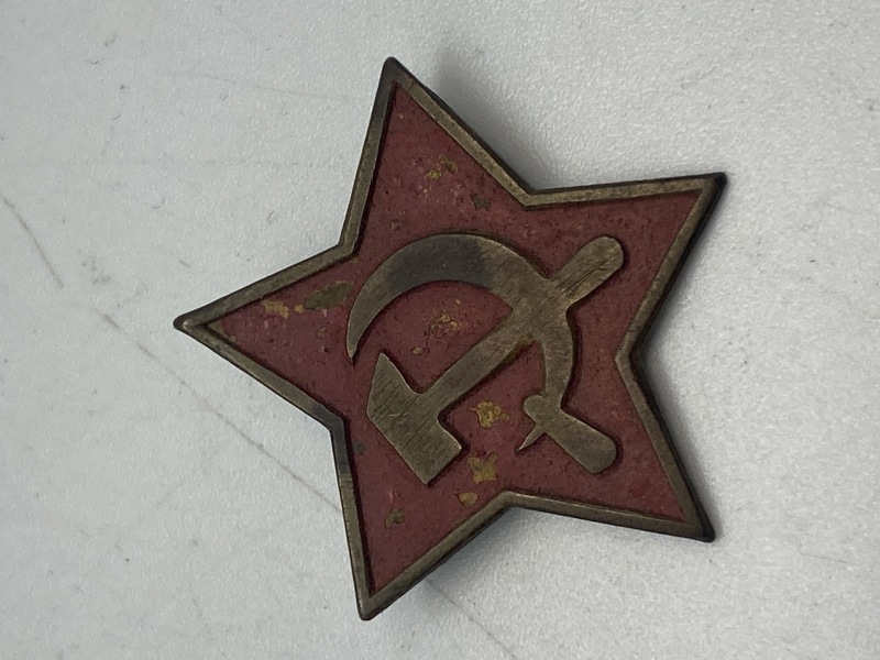 Original russisk capbadge - WWII 