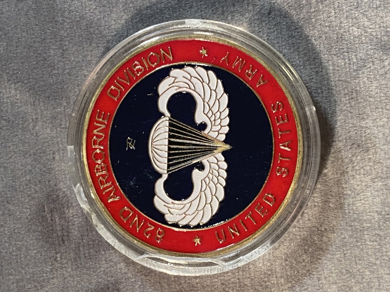 Amerikansk Challenge coin - 82nd Airborne Division 