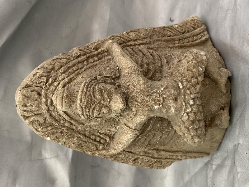 Sjælden original Antefix fra Thailand - tidlig 1800 tals 