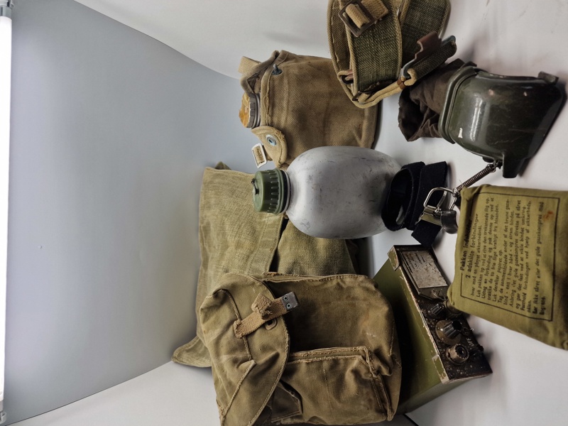 Samling diverse militaria 