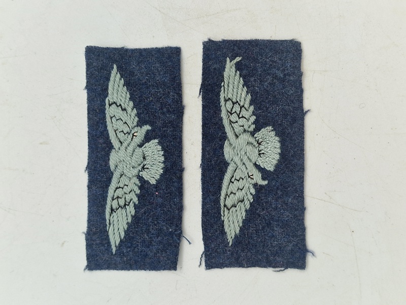 Sæt originale Royal Air Force Eagle badge WW2