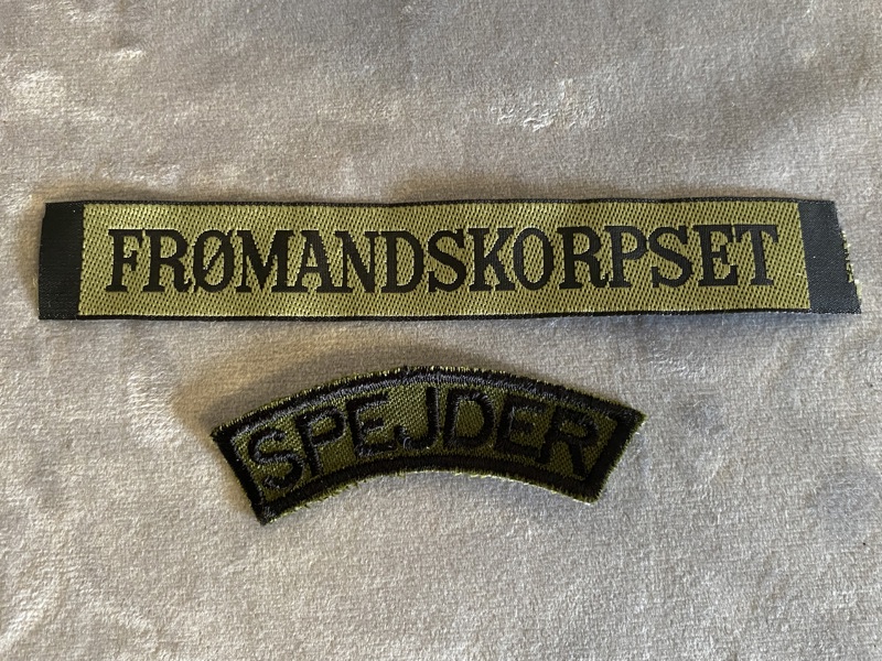 Lot originalt Frømandskorps