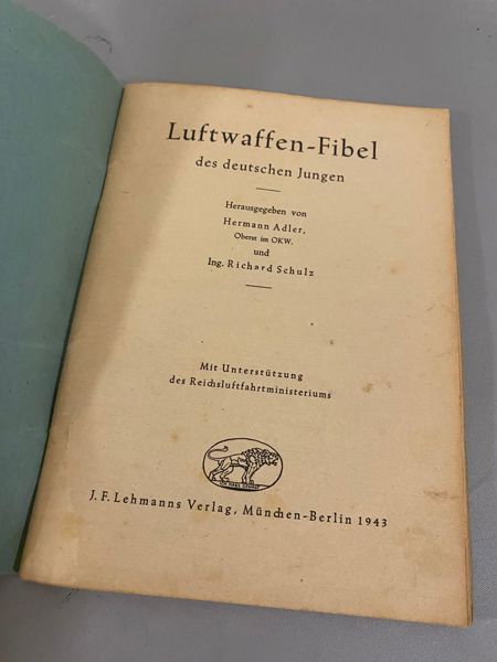 Originalt hæfte - Luftwaffen-Fibel 