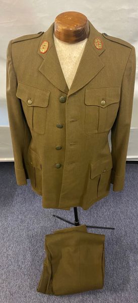 Original dansk M/47 uniforms jakke med bukser