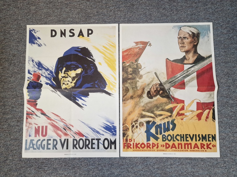 To stk DNSAP plakater - genoptryk 