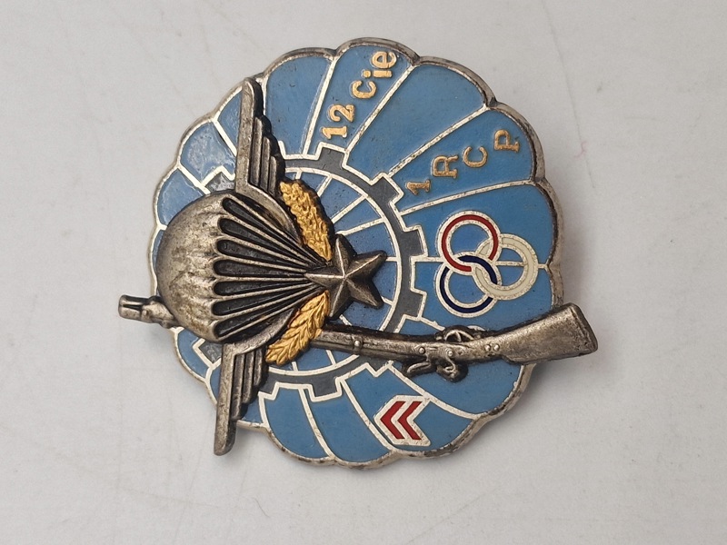 Originalt fransk paratroopers badge 