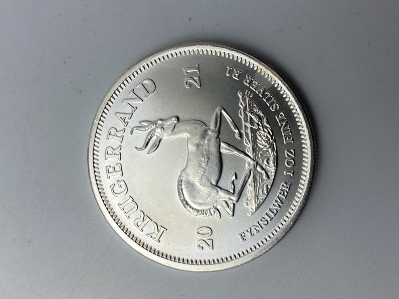 Original Krugerrand 1 Ounce fine silver 