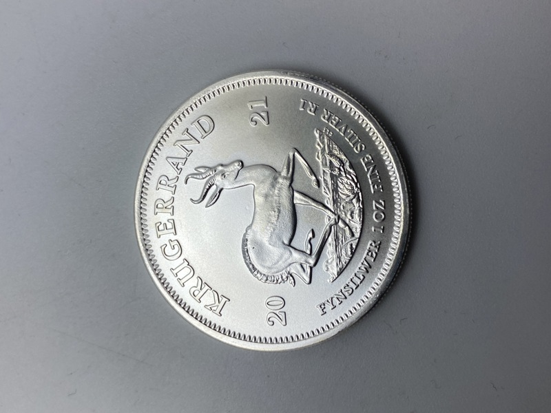 Original Krugerrand 1 Ounce fine silver 