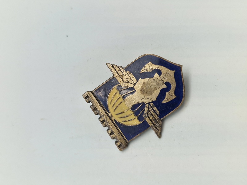 Original fransk badge - 17 regiment 