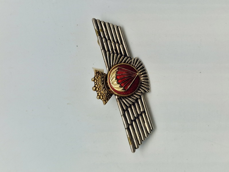 Originalt spansk Air Force Parachutist's Qualification Badge