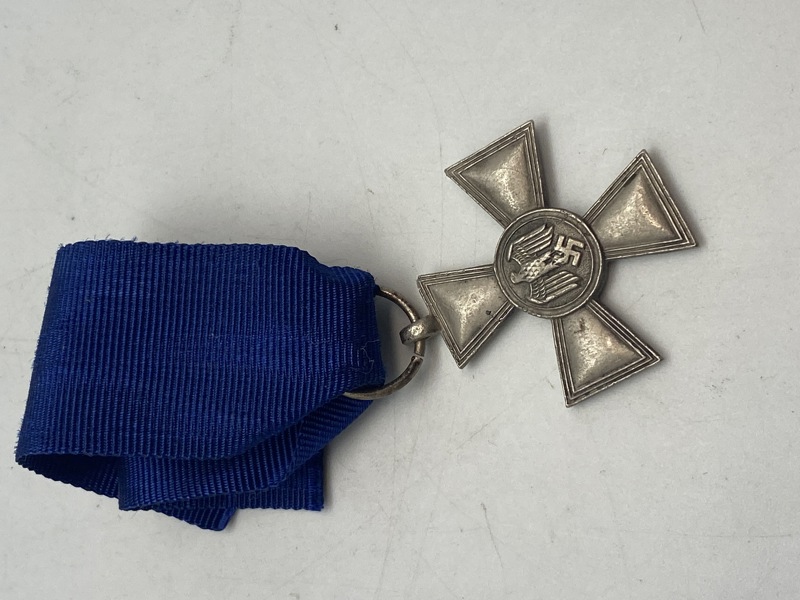 Original medalje for 18 års tro tjeneste i den tyske hær