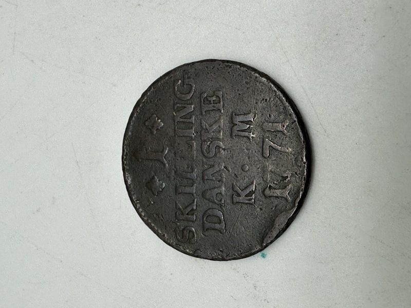 Original 1 skilling 1771 - dansk 