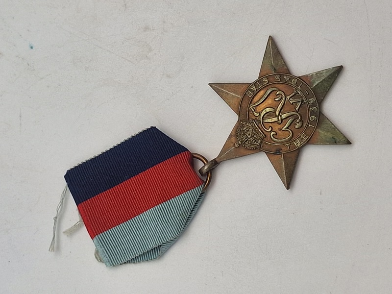 Original engelsk 1939-1945 star 