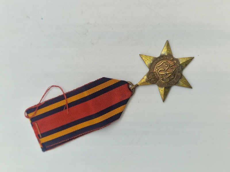 Original engelsk Burma star 