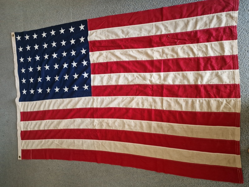 Originalt amerikansk flag - ww2