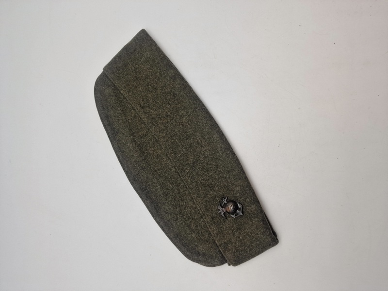 Original amerikansk skråhue - USMC - ww2