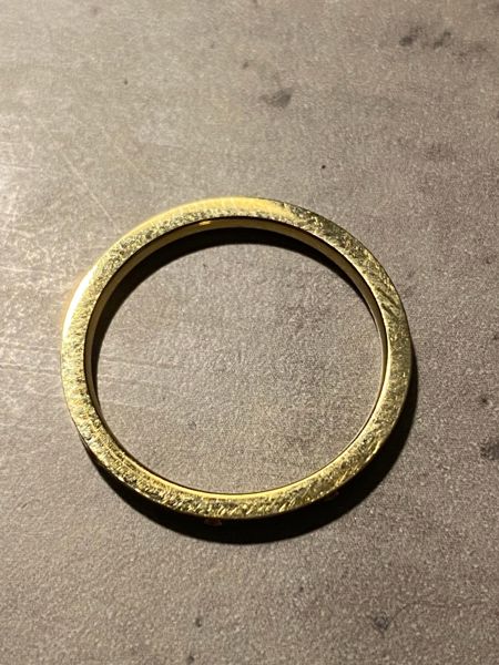 Forgyldt fingerring