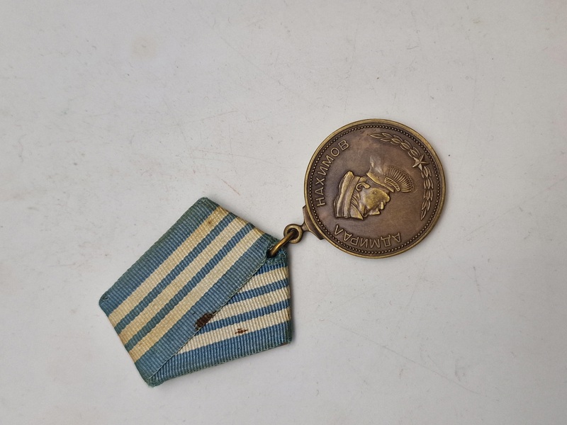 Russian Medal of the Grand commander of the NAVY of Admiral Nakhimov -  vanvittig god Postwar 