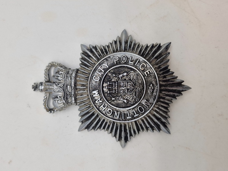 Originalt badge - Notingham city police 