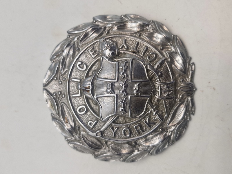 Originalt police badge - York City 