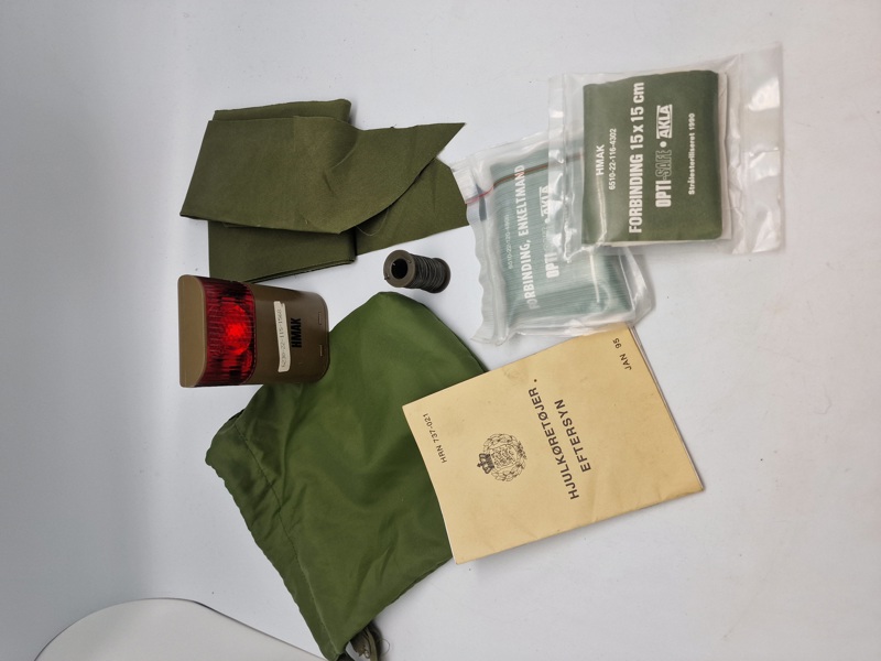 Samling diverse militaria