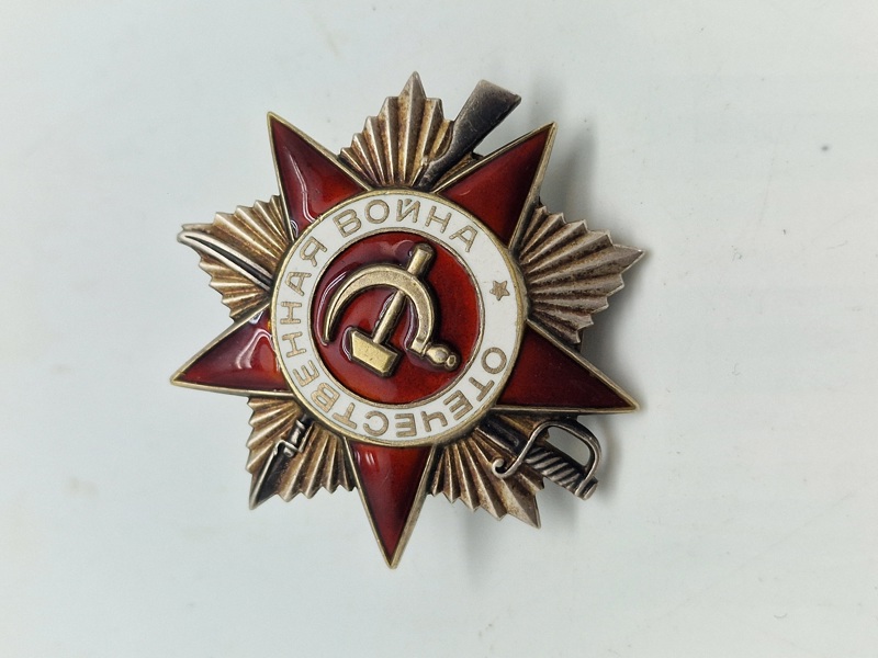 Original Russian Order of the Great Patriotic War 1 klasse 1980 udgaven 