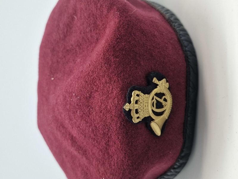 Original tidlig baret fra det danske Jægerkorps