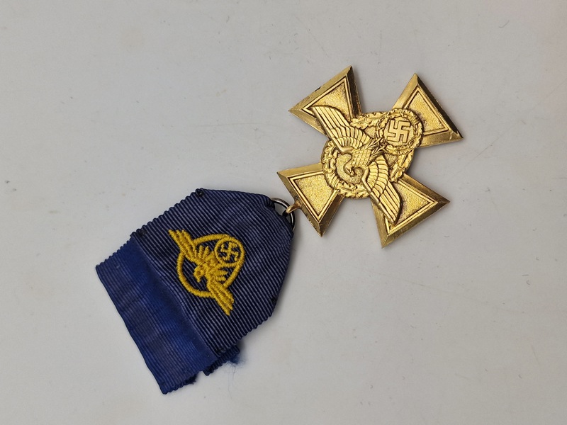 Original German WWII Police 25-Year Long Service Medal